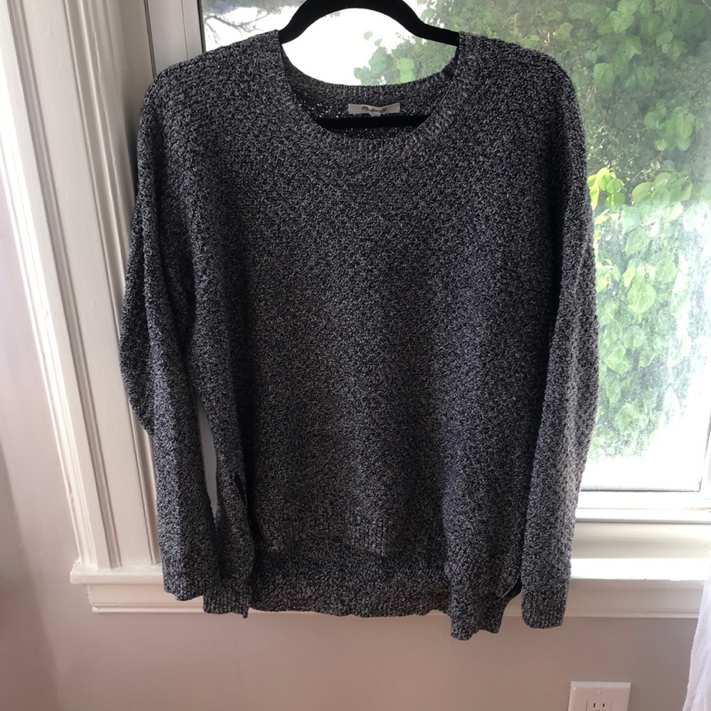 Madewell zip size pullover sweater